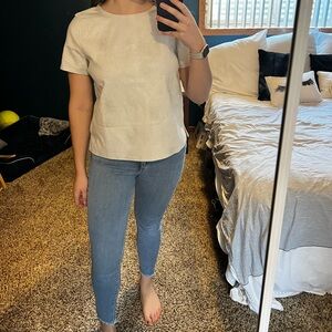 LOFT Leather T-Shirt